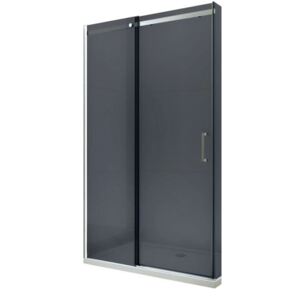 Mexen Omega dveře sprchové posuvné, 140 cm, grafitově šedá - chrom - 825-140-000-01-40