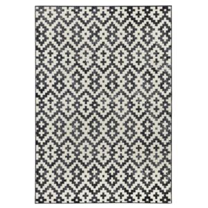 Černobílý koberec Hanse Home Duo, 70 x 140 cm