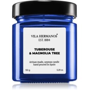 Vila Hermanos Apothecary Cobalt Blue Tuberose & Magnolia Tree vonná svíčka 150 g