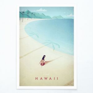 Plakát Travelposter Hawaii, A2
