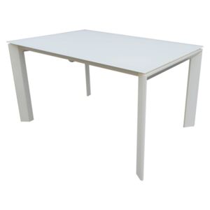 Bílý rozkládací jídelní stůl sømcasa Nicola, 140 x 90 cm
