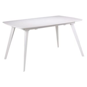 Bílý rozkládací jídelní stůl sømcasa Tessa, 140 x 90 cm
