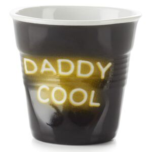 REVOL Kelímek na espresso 8 cl Neon "Daddy Cool" Froissés