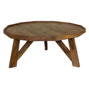 Konferenční stolek z teakového dřeva HSM collection Diamond, Ø 50 cm