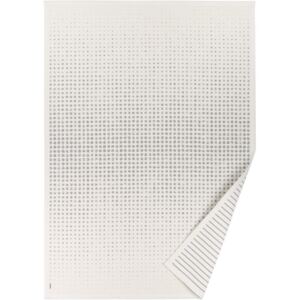 Bílý vzorovaný oboustranný koberec Narma Helme, 70 x 140 cm