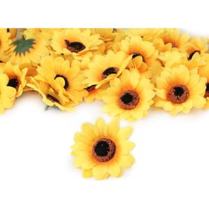 Umělý květ slunečnice Ø75 mm 10 ks