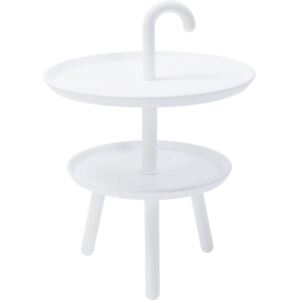 Bílý odkládací stolek Kare Design Jacky, ⌀ 42 cm