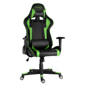 Herní židle RACING PRO ZK-008 černo-zelená