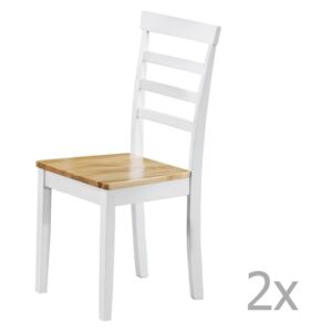Sada 2 bílých jídelních židlí Støraa Molly