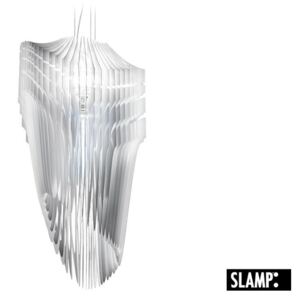 Slamp Avia suspension S, bílé designové svítidlo od Zaha Hadid, 2x52+1x50W, délka 85cm