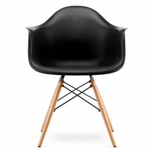 Jídelní židle WAVE černá - skandinávský styl