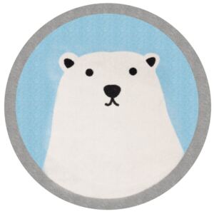 Dětský koberec Zala Living Lední Polar Bear, ⌀ 100 cm
