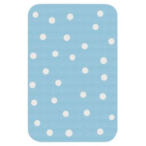 Dětský modrý koberec Zala Living Dots, 67 x 120 cm