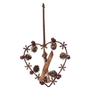 Závěsná dekorace Antic Line Heart Ornament