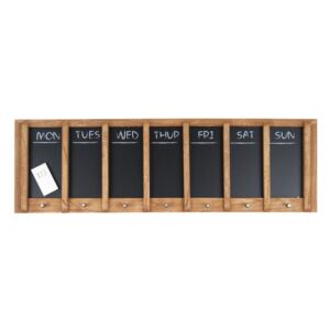 BonamiNástěnná tabule s týdenním plánovačem PT LIVING Wood, 80 x 25 cm