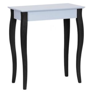 Světle šedý konzolový stolek s černými nohami Ragaba Lilo, šířka 65 cm