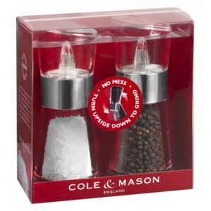 DKB Household UK Limited Cole & Mason FLIP CHROME dárková sada, mlýnek na pepř a sůl 154mm