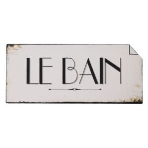 Nástěnná cedulka Antic Line Le Bain