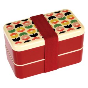 Dvoupatrový obědový box s příborem Rex London Tulip Bloom