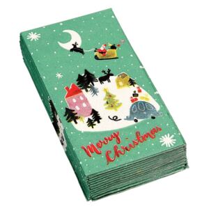 Sada 12 vánočních kapesníčků Rex London Christmas Wonderland