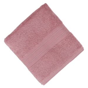 Růžový ručník Lavinya, 50 x 90 cm