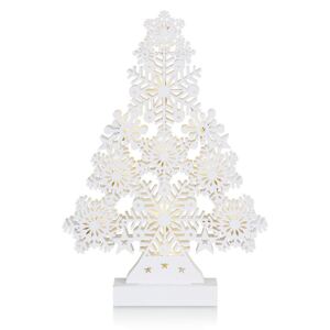 Bílá světelná LED dekorace Markslöjd Prince, výška 39 cm