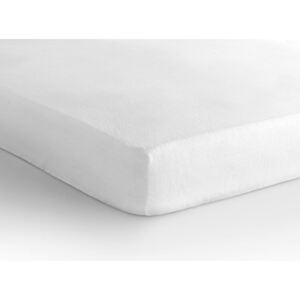 Bílé elastické prostěradlo Sleeptime, 180 x 220 cm