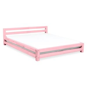 Benlemi Dvoulůžková postel Modern 200x190 cm Barva: Růžová