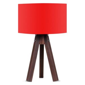 Stolní lampa s červeným stínítkem Kate Louise Kahve
