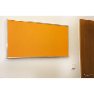 Vylen Pěnová nástěnka s hliníkovým rámem 100 x 50 Oranžová 500x1000mm