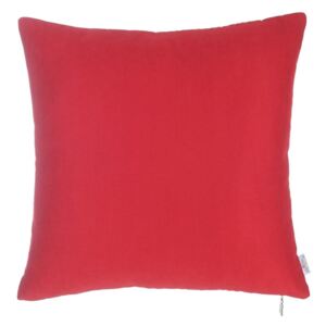 Červený povlak na polštář Apolena Simple, 43 x 43 cm