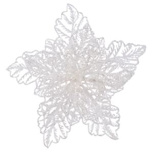 KAIMING Květina na klipu s glittery, 23x8 cm
