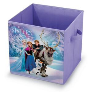 BonamiFialový úložný box na hračky Domopak Frozen, délka 32 cm