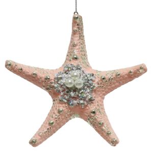 KAIMING Ozdoba Mořská hvězda růžová, 12,7x2,5x12cm