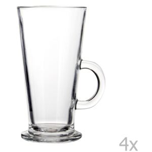 Sada 4 sklenic na latté Premier Housewares, 250 ml