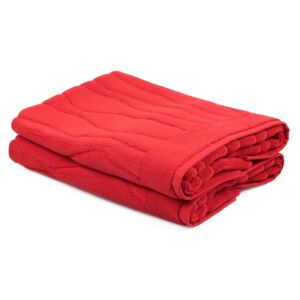 Sada 2 červených ručníků Beverly Hills Polo Club Gartex, 50 x 75 cm