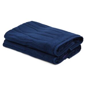 Sada 2 tmavě modrých ručníků Beverly Hills Polo Club Gartex, 50 x 75 cm
