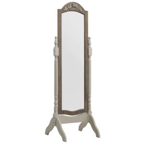 Bílé stojací zrcadlo Geese Vintage