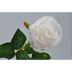 Silk-ka Růže sv.broskvová/krémová 48 cm