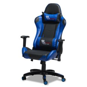 Černomodrá ergonomická kancelářská židle Furnhouse Gaming