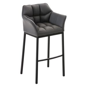 Barová židle Damas B4 ~ koženka, černý rám