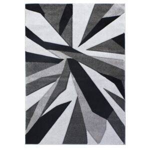 Černošedý koberec Flair Rugs Shatter Black Grey, 120 x 170 cm