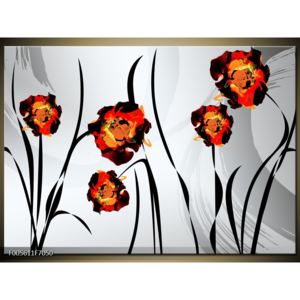 Obraz malovaných květin (F005611F7050)