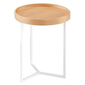 Hnědý odkládací stolek Design Twist Tallin