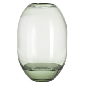 Zelená skleněná váza A Simple Mess Hedge, výška 29 cm