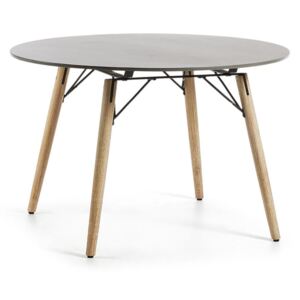 Jídelní stůl se světle šedou deskou La Forma Tropo, Ø 120 cm