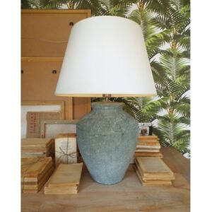 Keramická stolní lampa Orchidea Milano Saint Tropes Greenish Grey