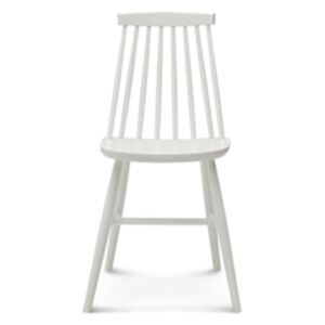 Bílá dřevěná židle Fameg Age