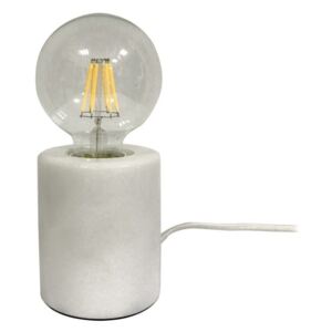 Stolní lampa s bílým mramorovým podstavcem Leitmotiv Bar