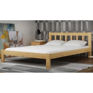 Dřevěná postel Ofelia 140x200 + rošt ZDARMA šedá
